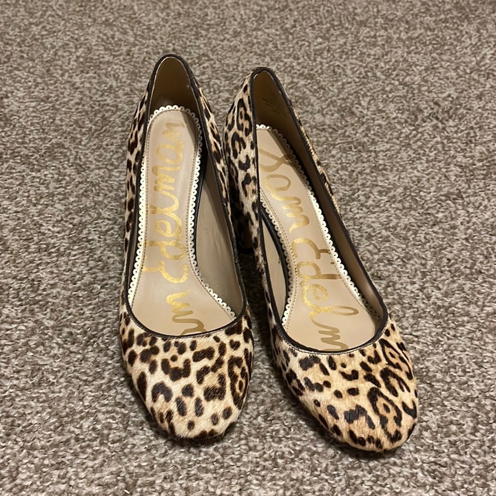 Leopard print heels - Sam Edelman